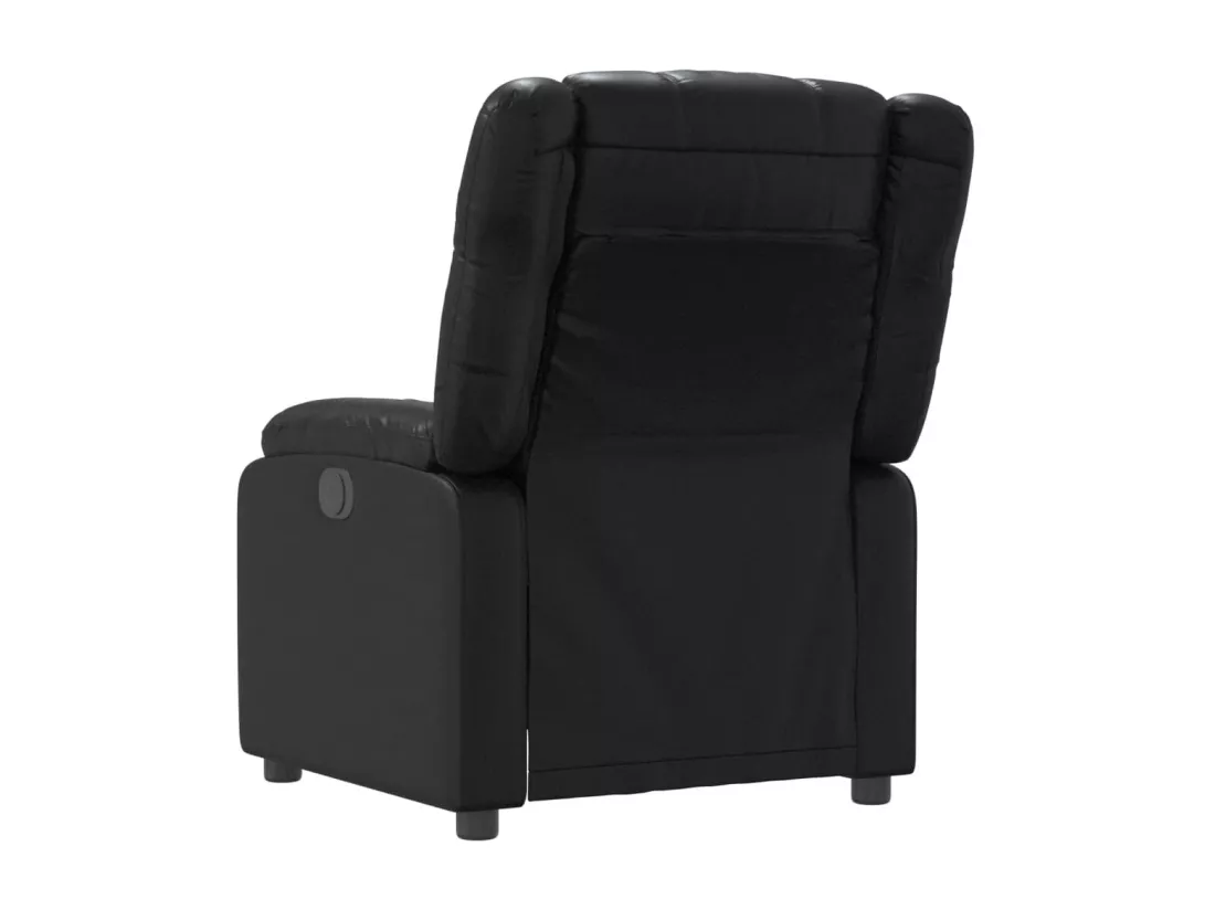 Fauteuil inclinable Noir Similicuir
