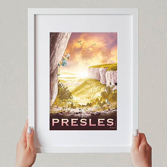 PRESLES AFFICHE A4 VIN