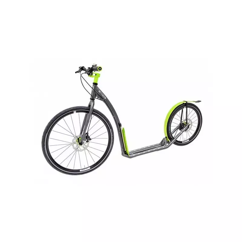 Footbike KOSTKA TOUR PRO (G5) - Antic Silver / Limone