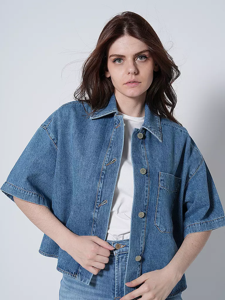 RIANI Jeansjacke hellblau