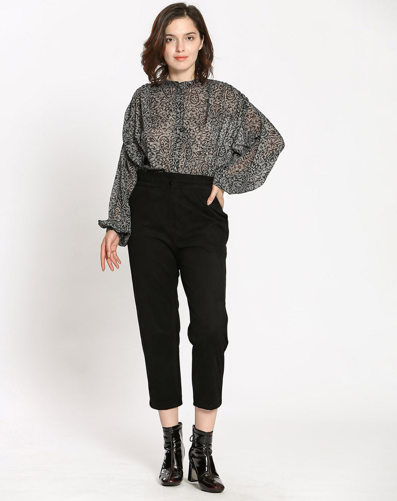 See u Soon Pantalon Lana noir