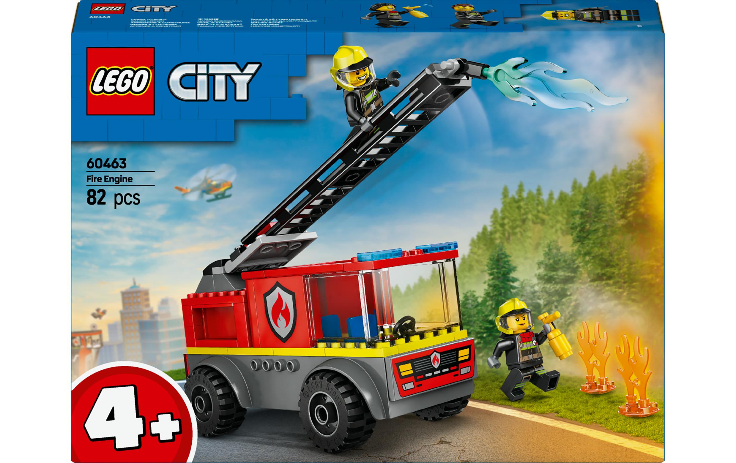 City Feuerwehrleiterfahrzeug 60463Vielseitiges Konstruktionsspielzeug zur Förderung der Kreativität und Fantasie