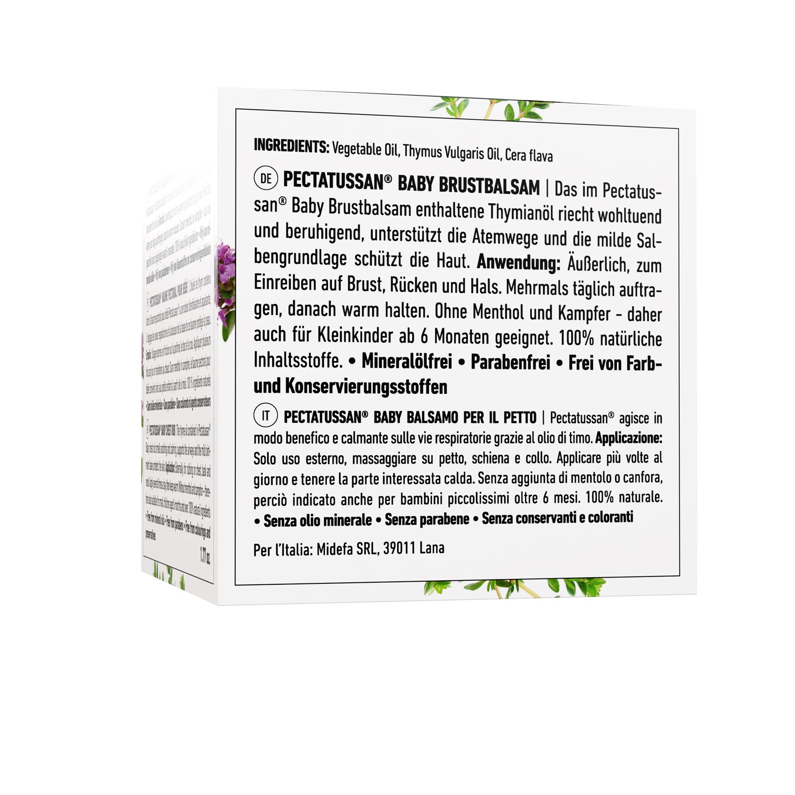 BANO Pectatussan® Baby Brustbalsam