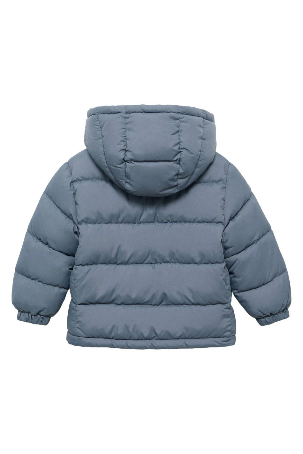 Mango Kids gewatteerde jas winter lichtblauw