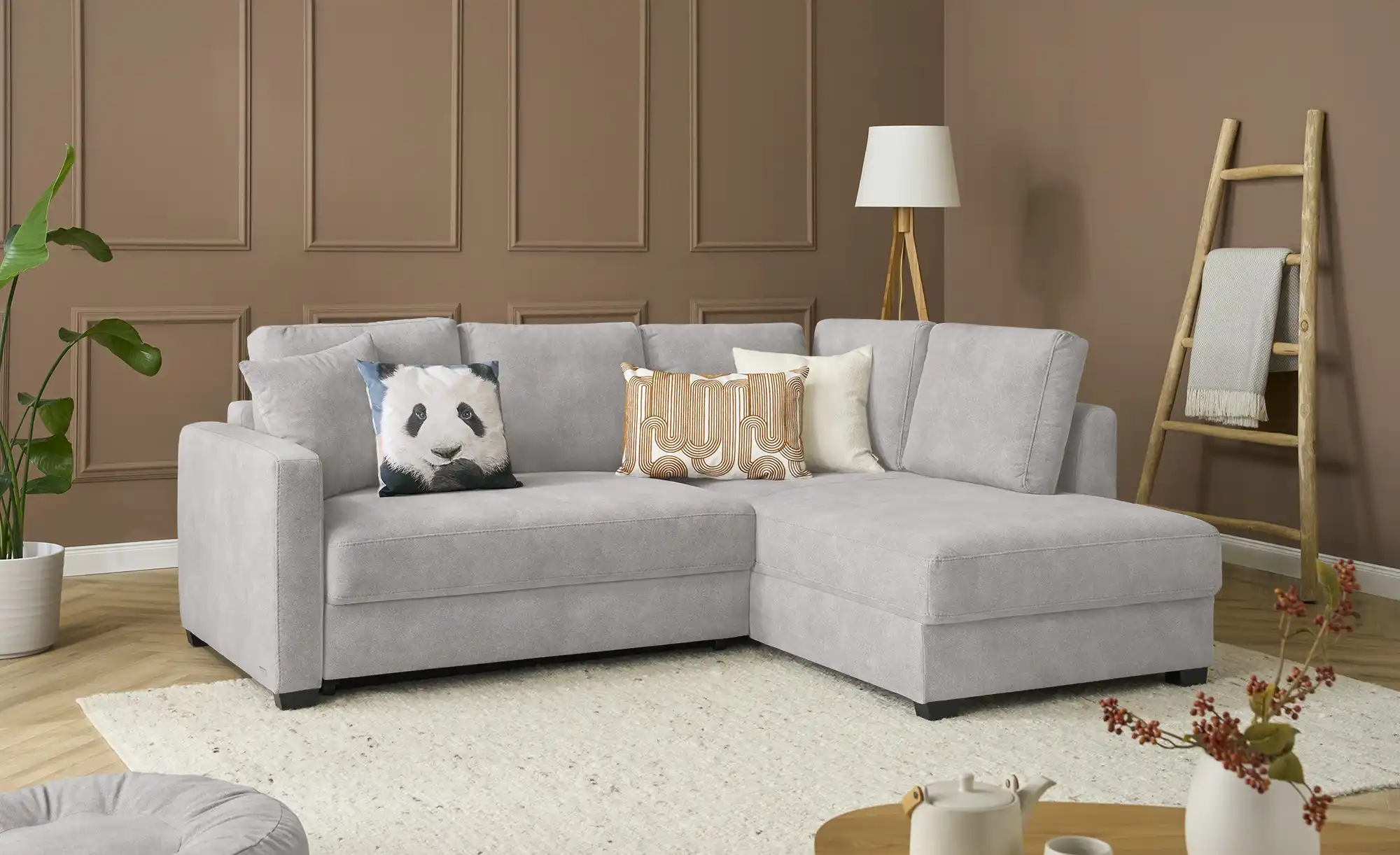 bobb Ecksofa  mit pflegeleichtem Bezugsstoff  Lisa de Luxe