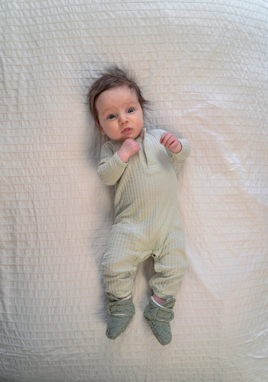 Lodger baby slofjes Seersucker Silk