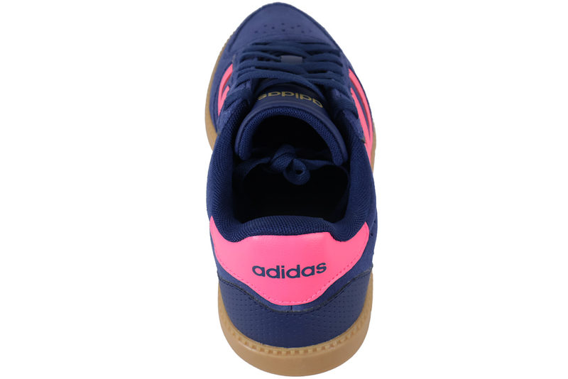 ADIDAS BREAKNET SLEEK SNEAKERS I MØRKEBLÅ RUSKIND