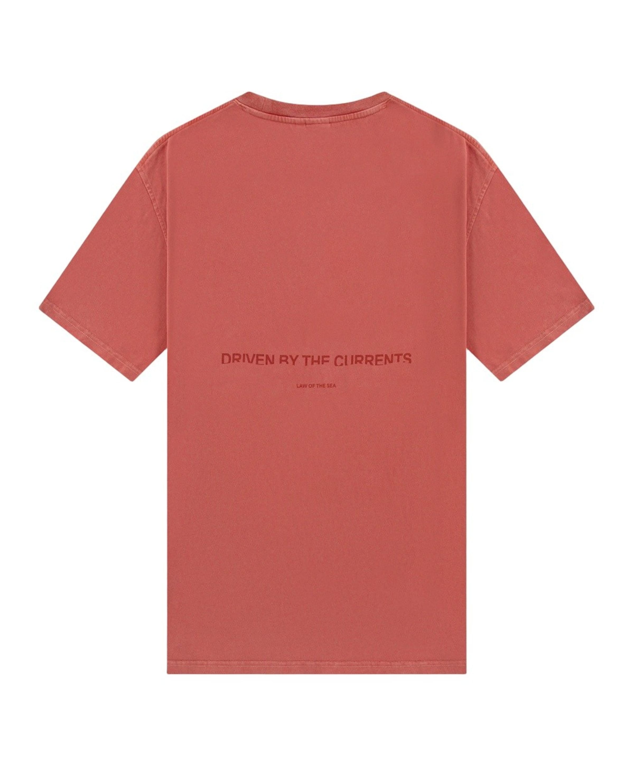 Law of the Sea Heren T-shirt rood