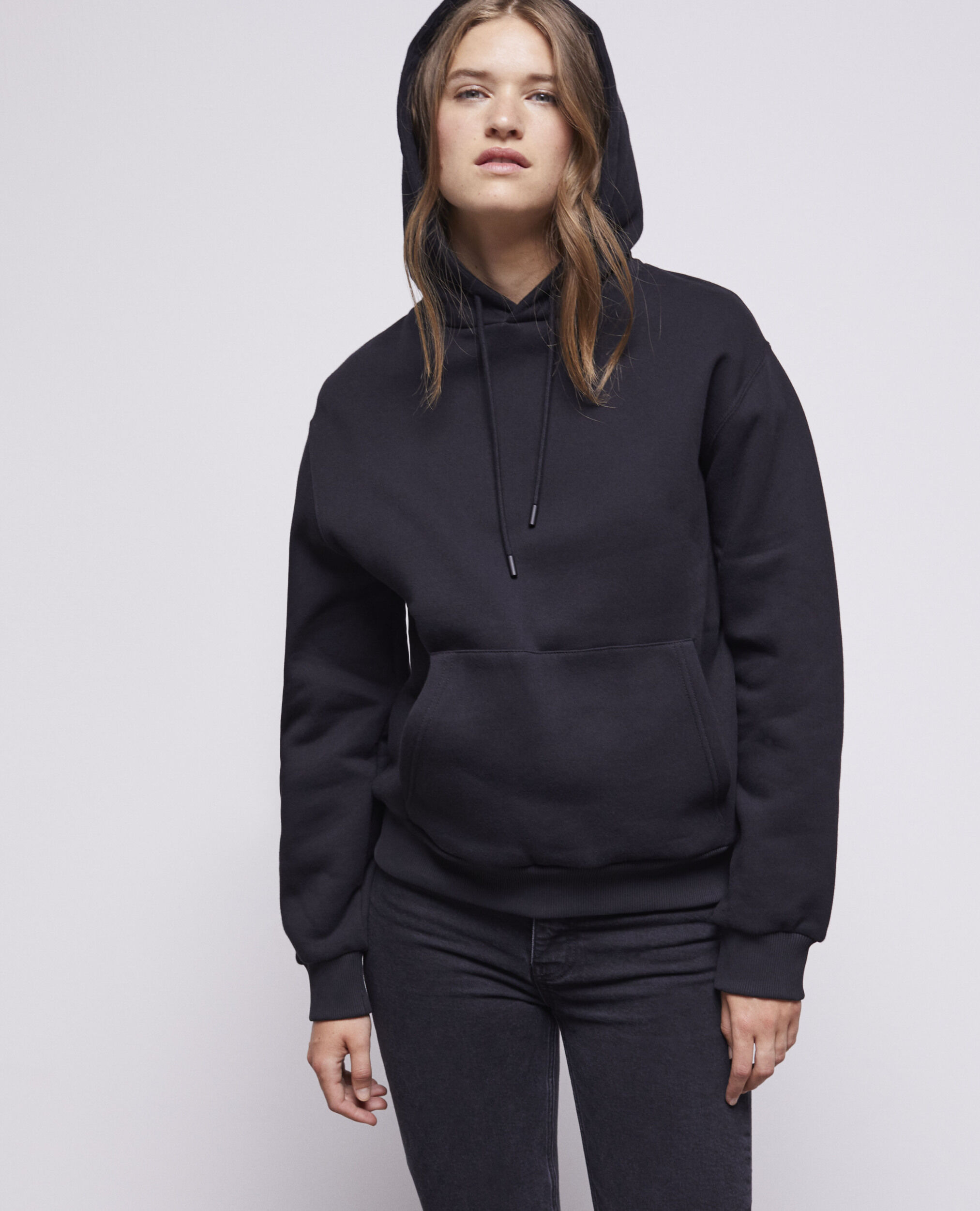 Sweatshirt à logo noir