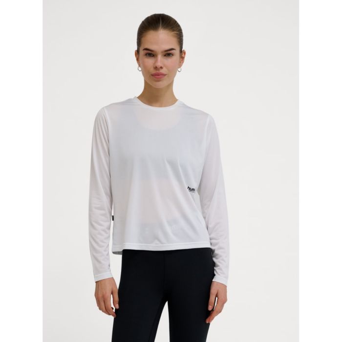 Hummel Dame Trøjer Pulse Workout LS Tee Hvid