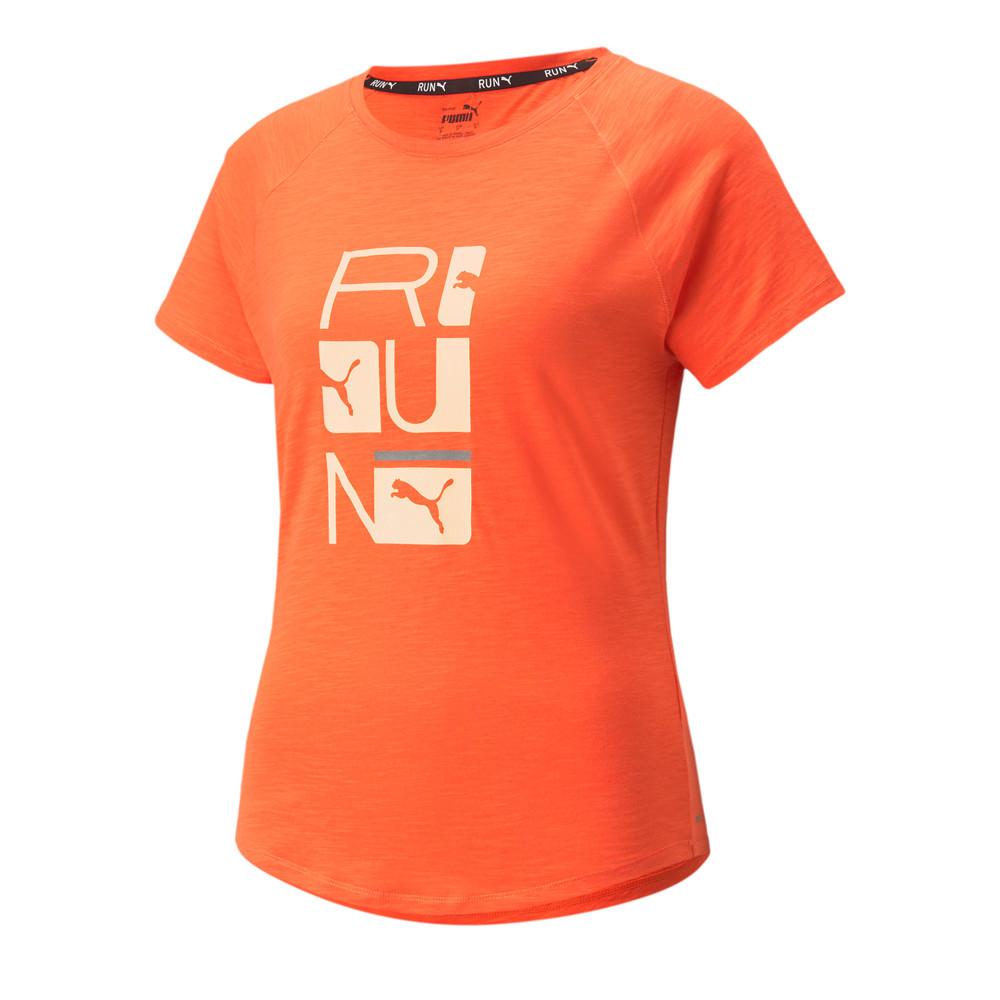 Puma Maillot de sport Orange Femme Puma Run 5k