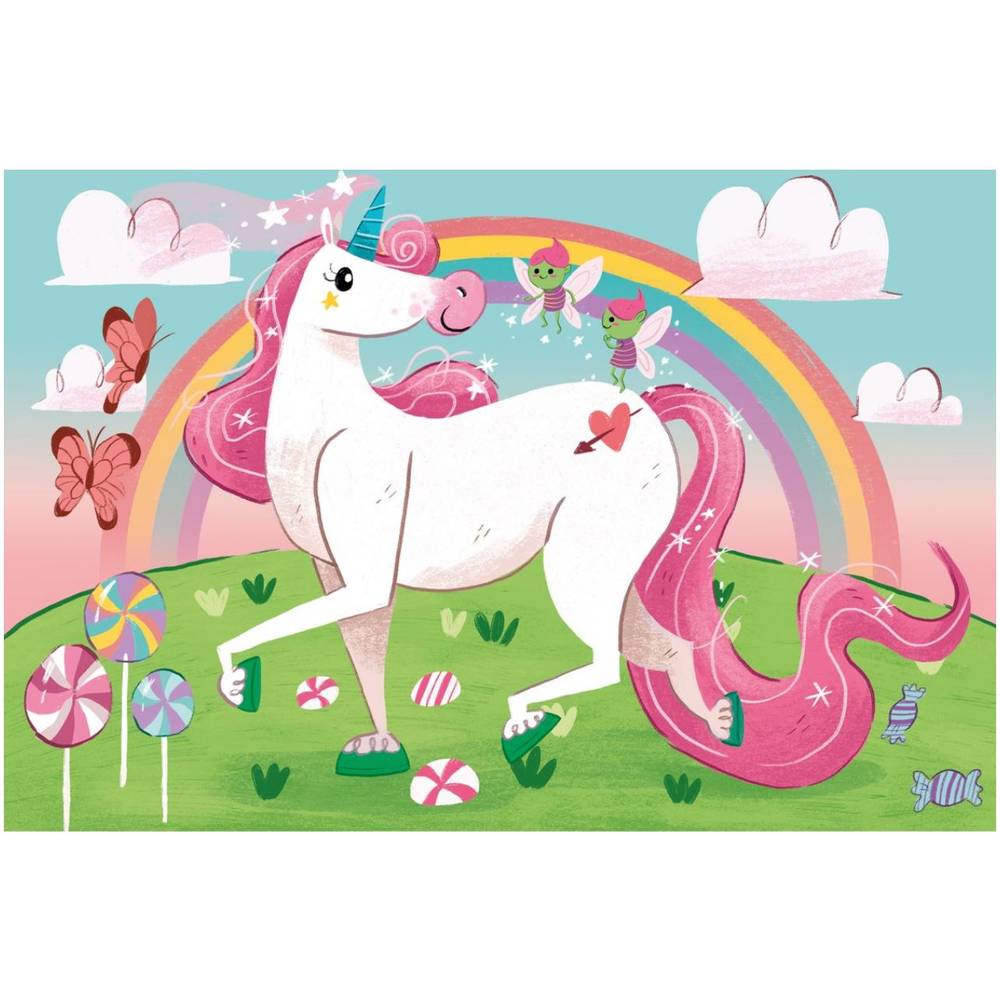 Clementoni puzzel eenhoorn - 104 stukjes