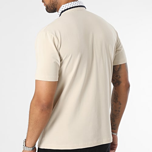 Polo Manches Courtes Beige