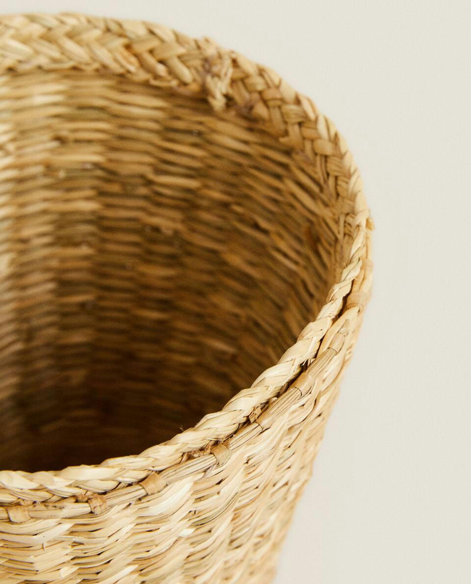 VASO DE PLANTAS TRANÇADO