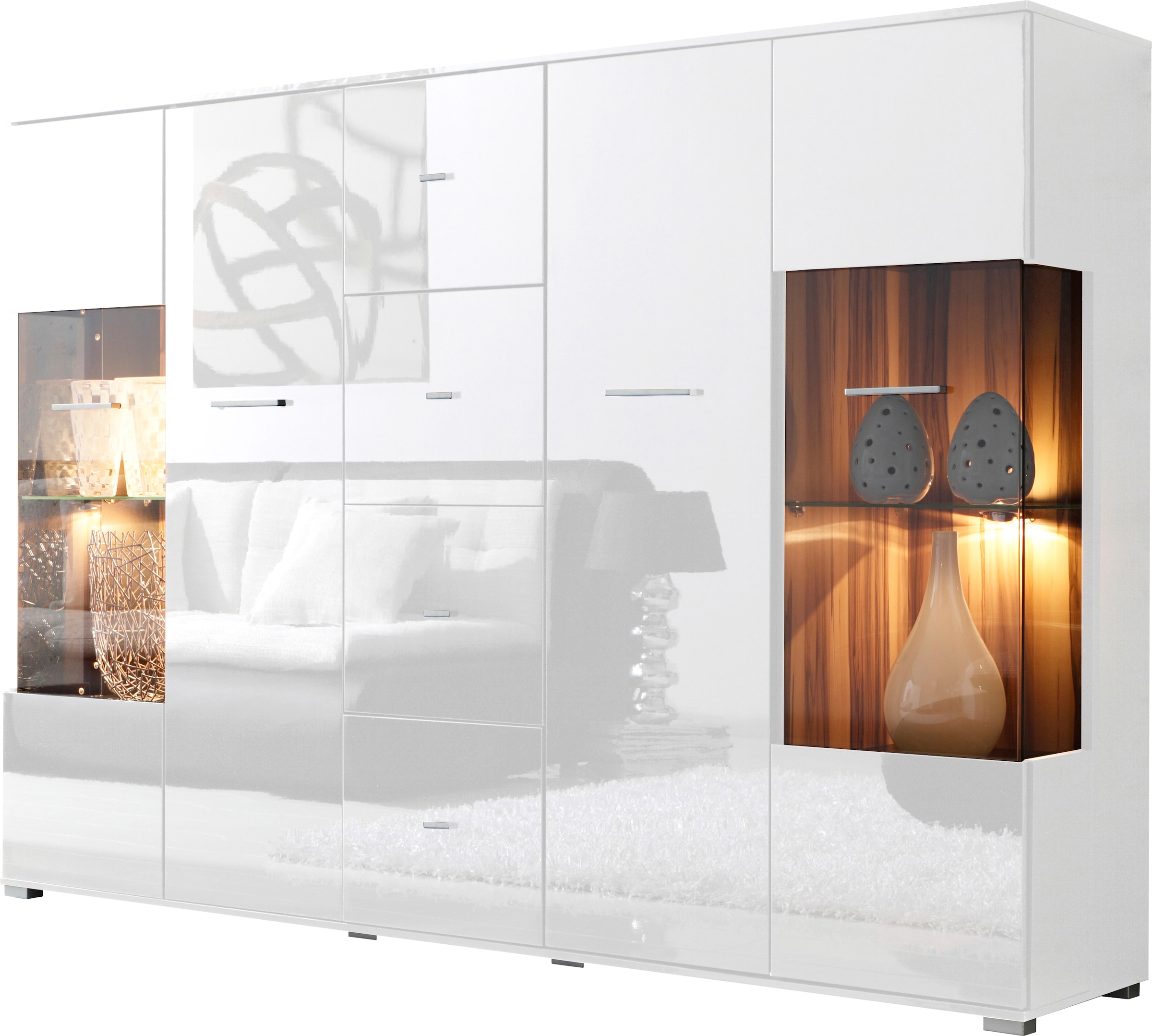 Höltkemeyer Highboard »STYLE« Breite 188 cm, ohne Beleuchtung