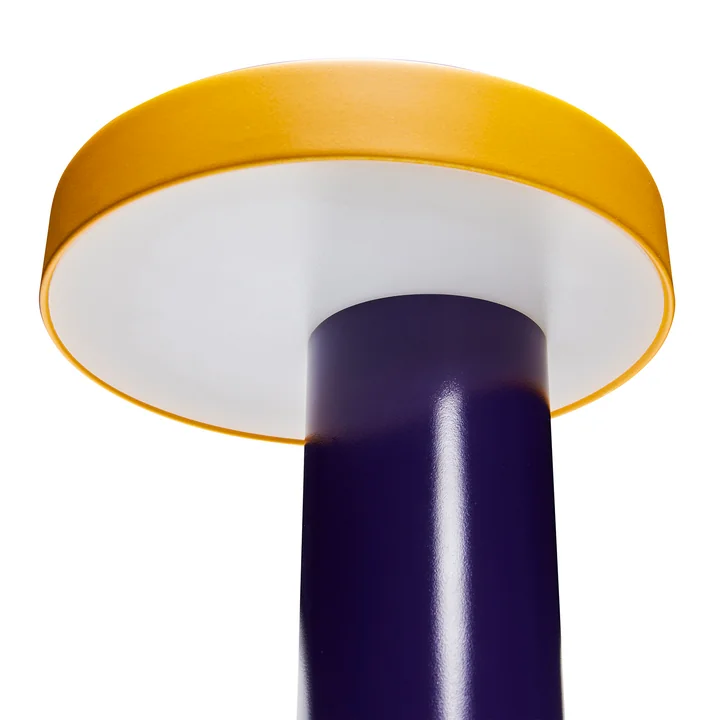 Hübsch Interior - Magic LED Tischleuchte, lila / petrol / orange / gelb