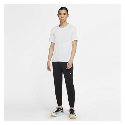 Maillot Manches Courtes Nike Dri-Fit Rise 365 Blanc
