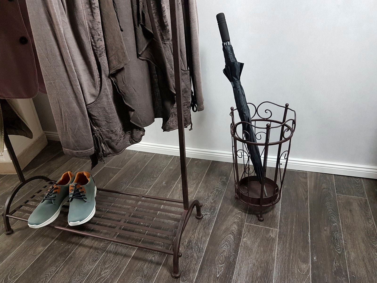 Ambiente Haus Garderobe »Garderobe Stange in Antikbraun - 162 cm« 1 Stk. tlg.