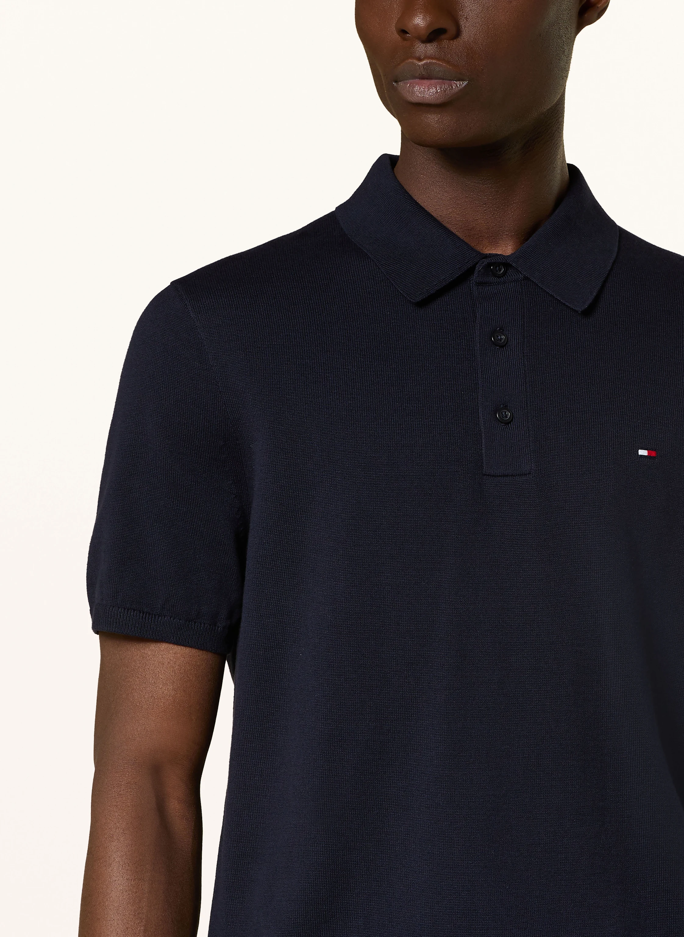 TOMMY HILFIGER Strick-Poloshirt