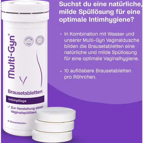Brausetabletten zu Vaginaldusche