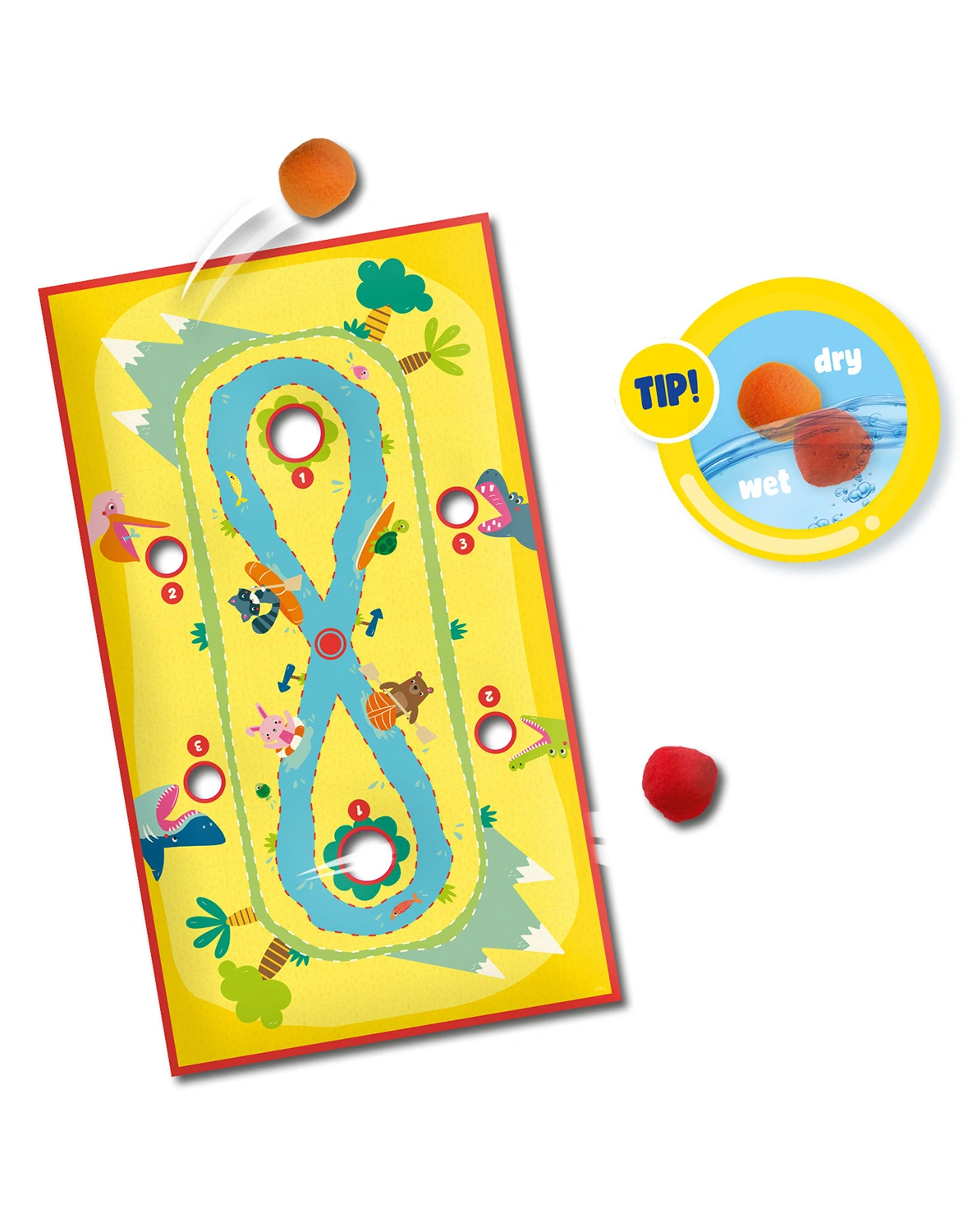 Geschicklichkeitsspiel HOLE TARP 3-teilig