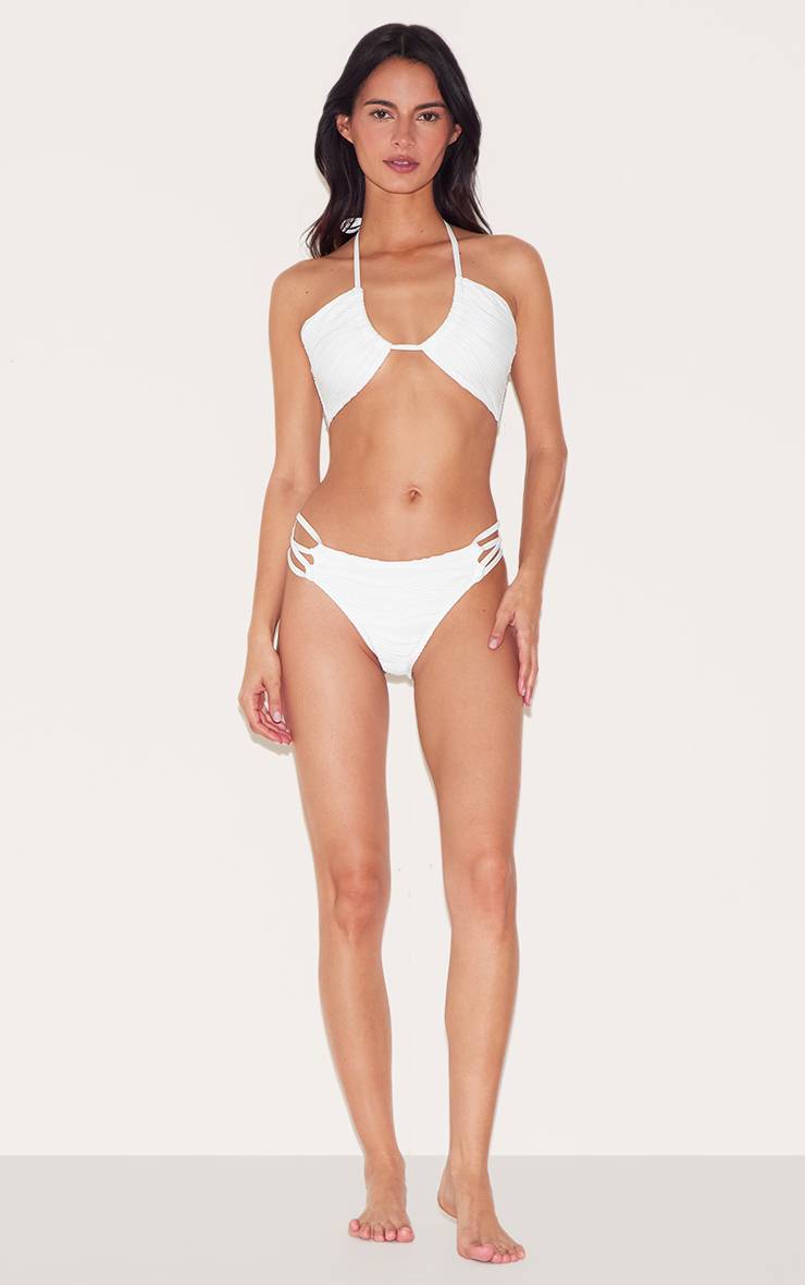 Haut De Bikini Texturé À Col Licou