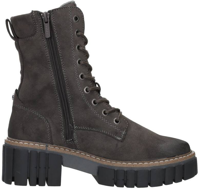 Mustang Veterschoenen Hoog taupe