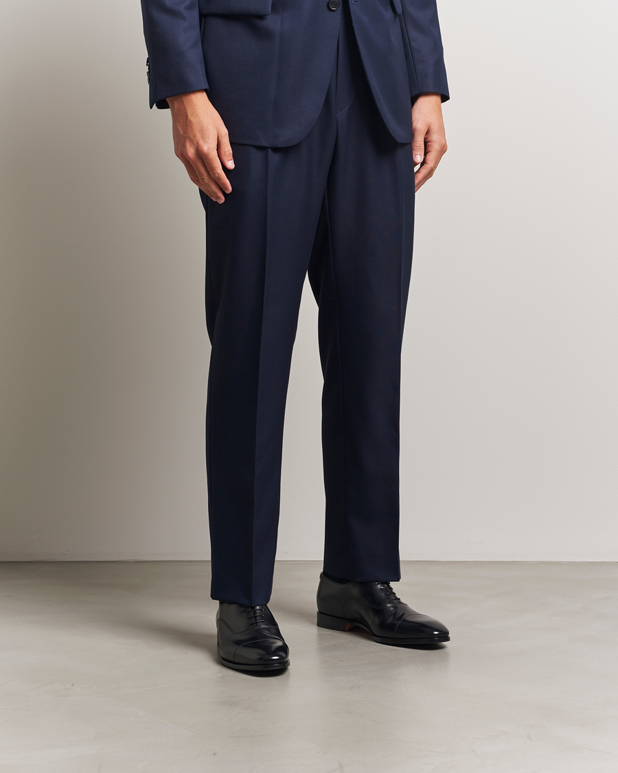 Santoni Adrian Oxford Black Calf