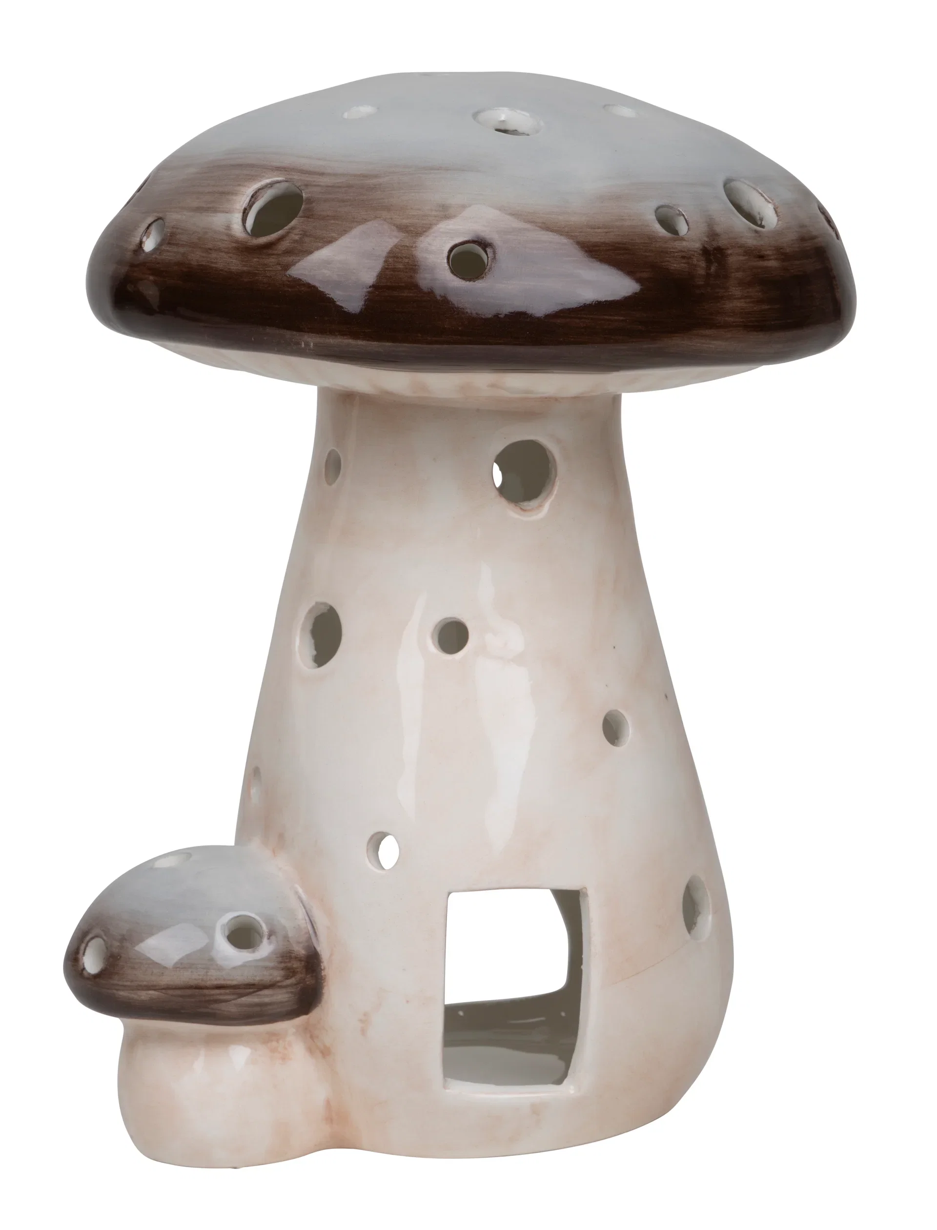 Telysholder Portobello Mushroom Høyde 21 cm