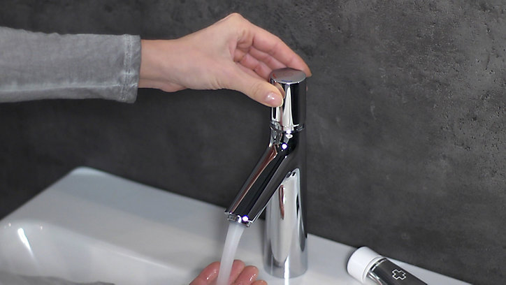 Mitigeur de lavabo Hansgrohe Talis Select S avec tirette et vidage finition chromée