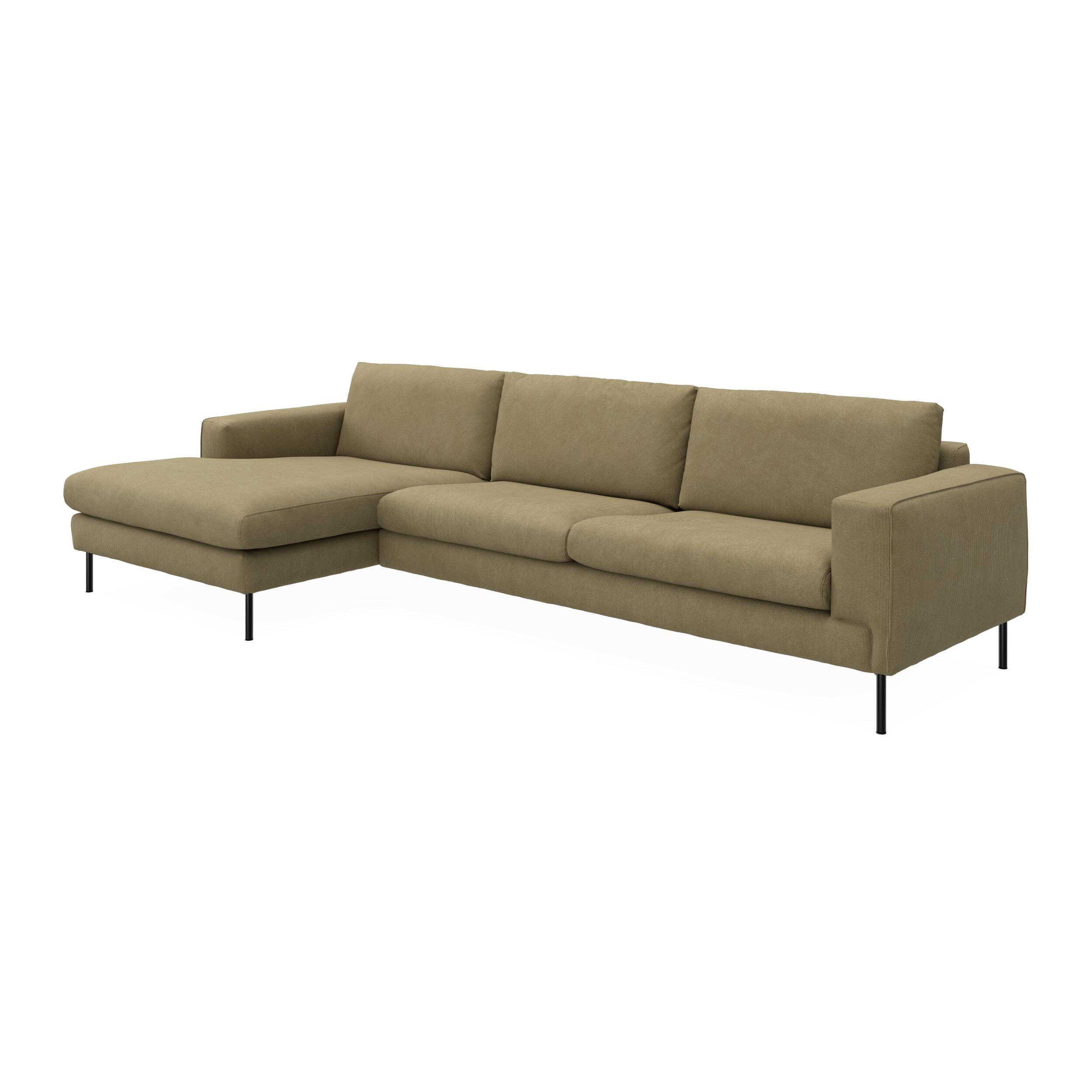 Nyland venstrevendt sofa med chaiselong