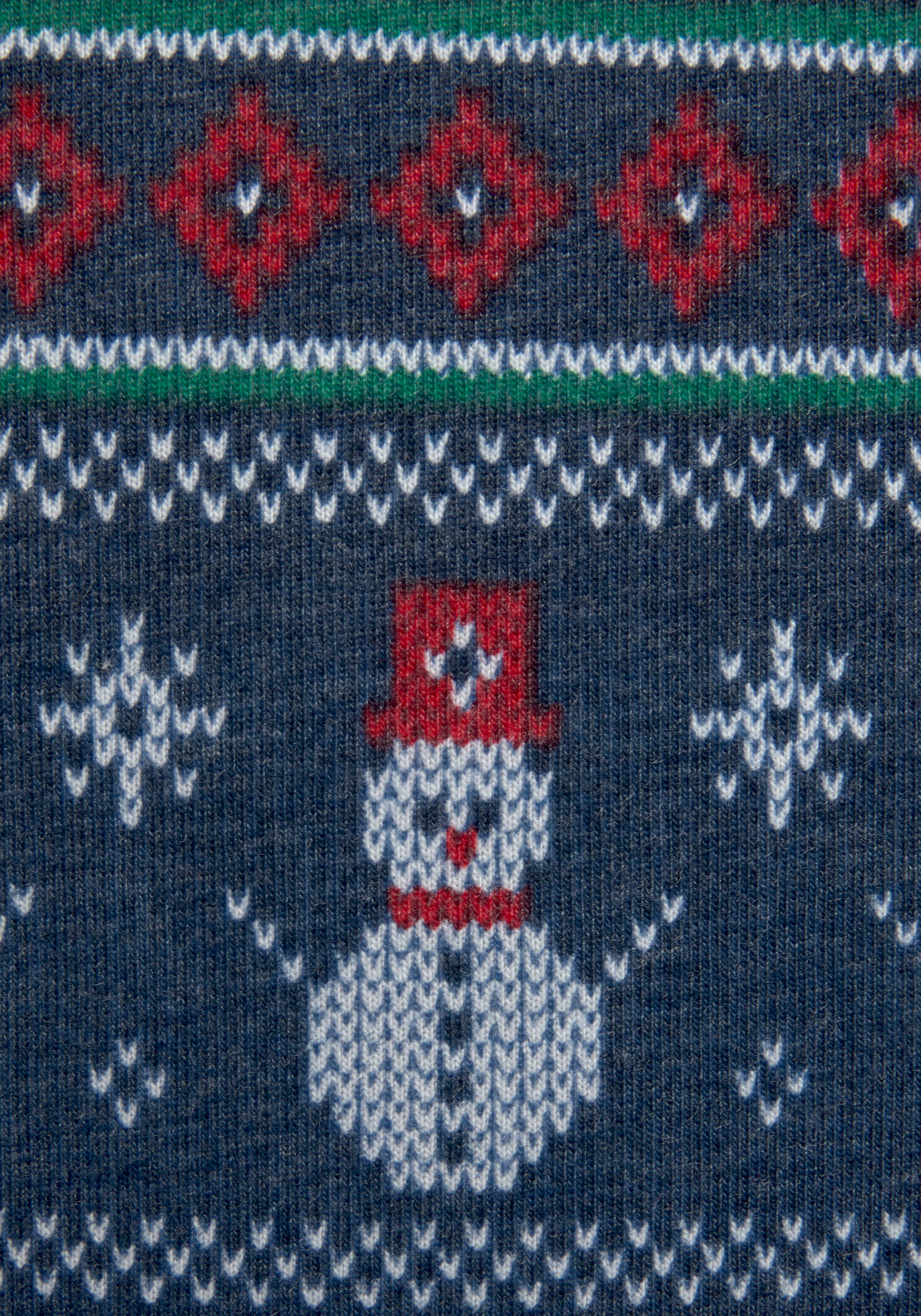 LASCANA Nachthemd mit winterlichem Druck