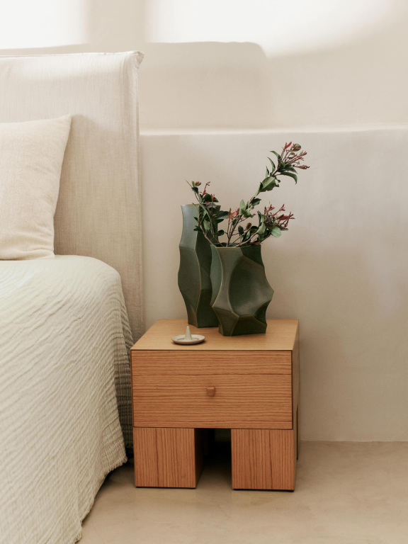 Ferm Living Cueva vaas H26 Off-White