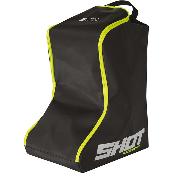 Shot - Sac à bottes Climatic Noir / Jaune fluo