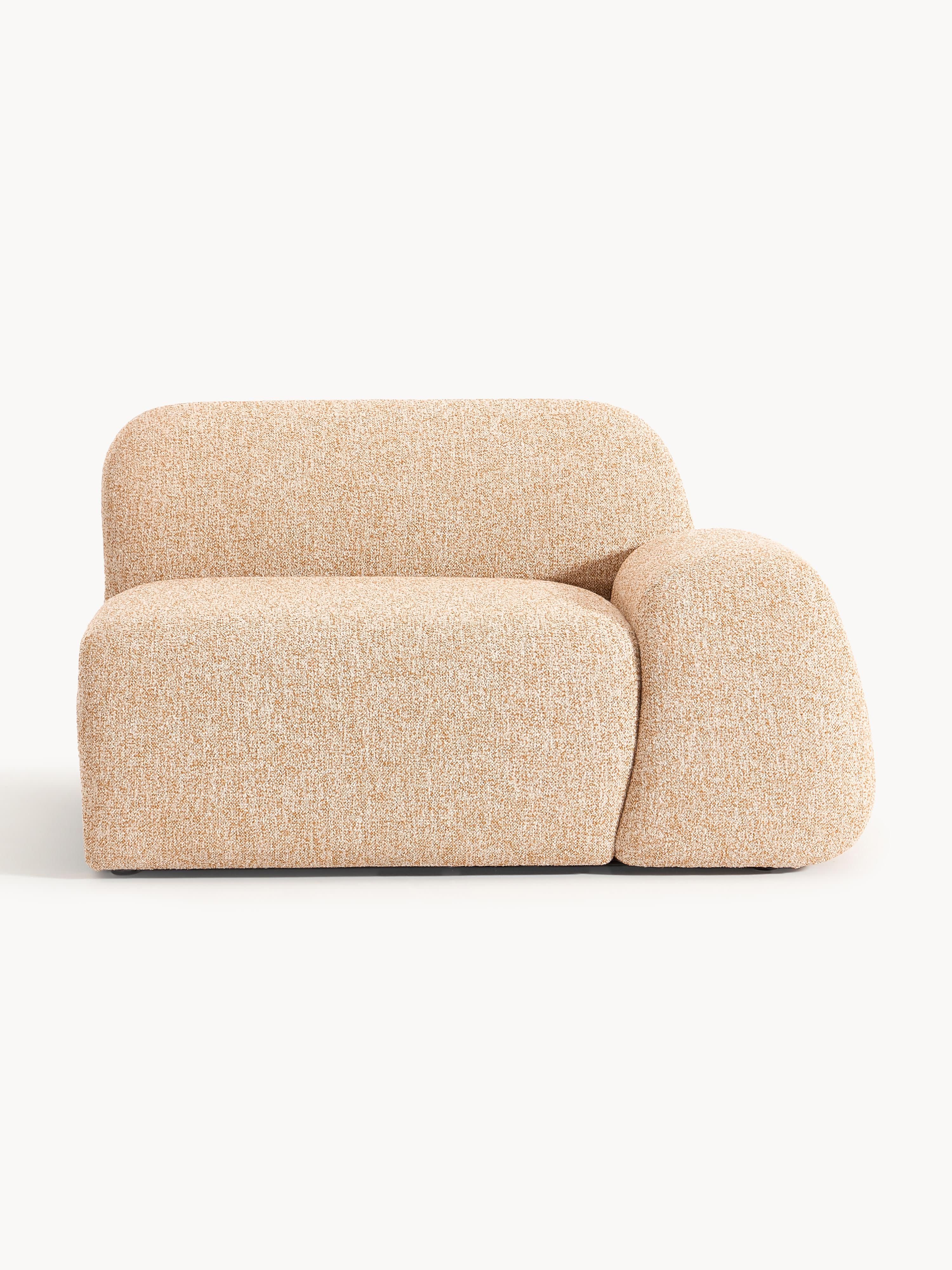 Hoekmodule Wolke van bouclé