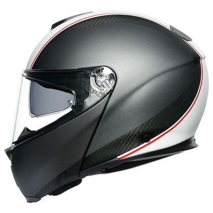 Casque AGV SPORTMODULAR - COVER - Carbone / Blanc