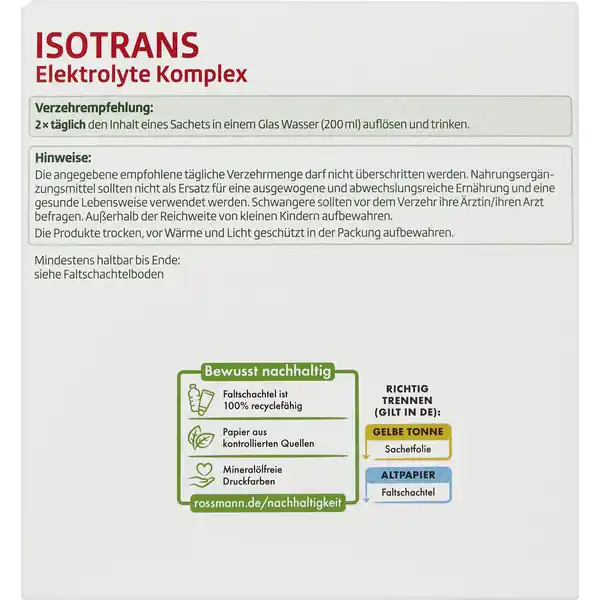 Isotrans Elektrolyte Komplex