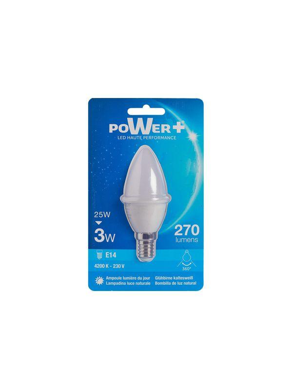 AMP.LED E14 3W 25W BOUGIE LIC