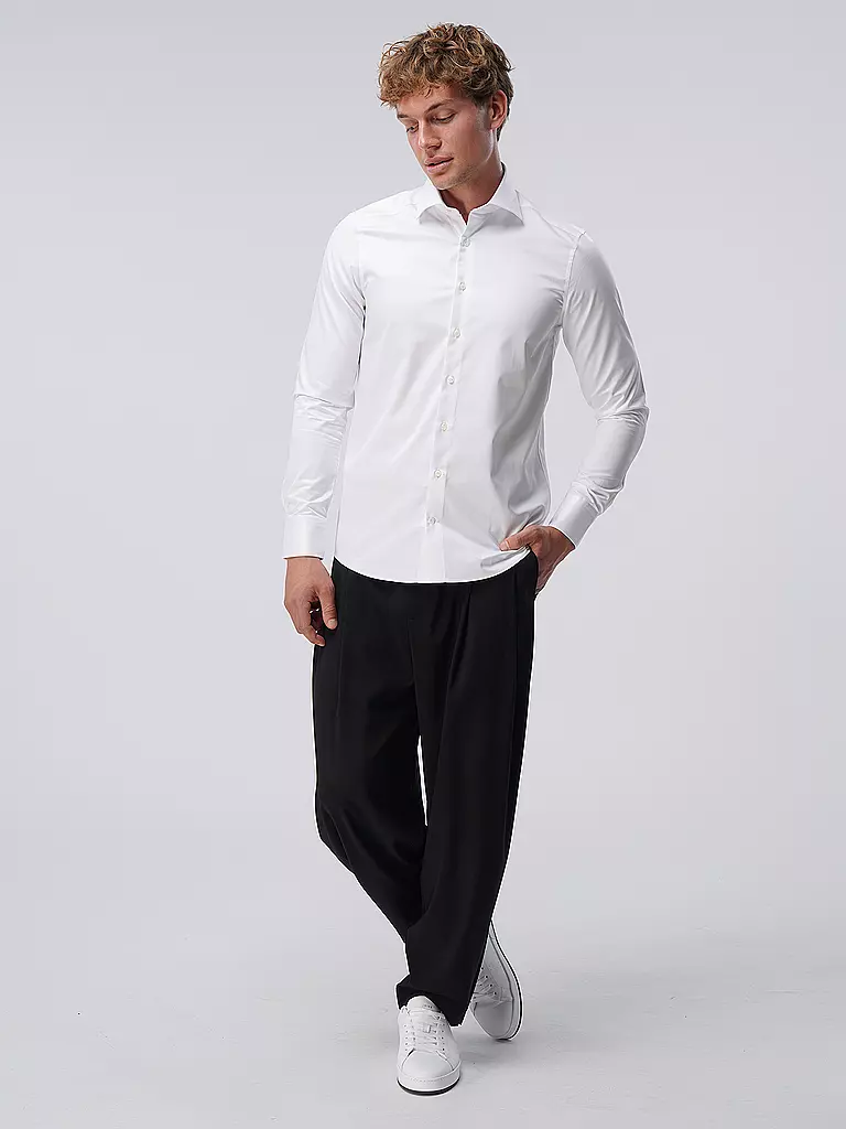 STENSTRÖMS Hemd Slim Fit weiss