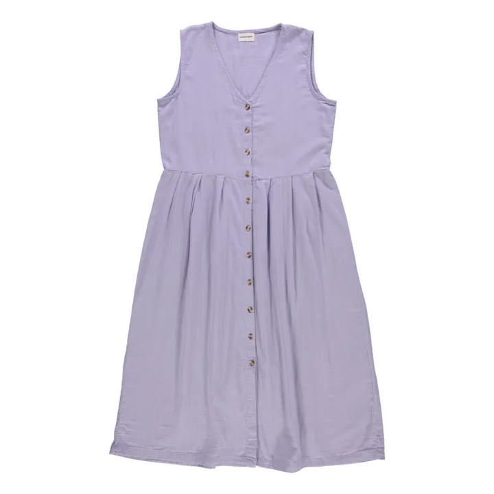 Poudre Organic Robe Pâquerette Double Gaze de Coton - Collection Femme | Lavande