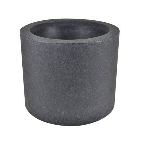 Kubus Blumenkübel mit Rollen 39cm Anthrazit