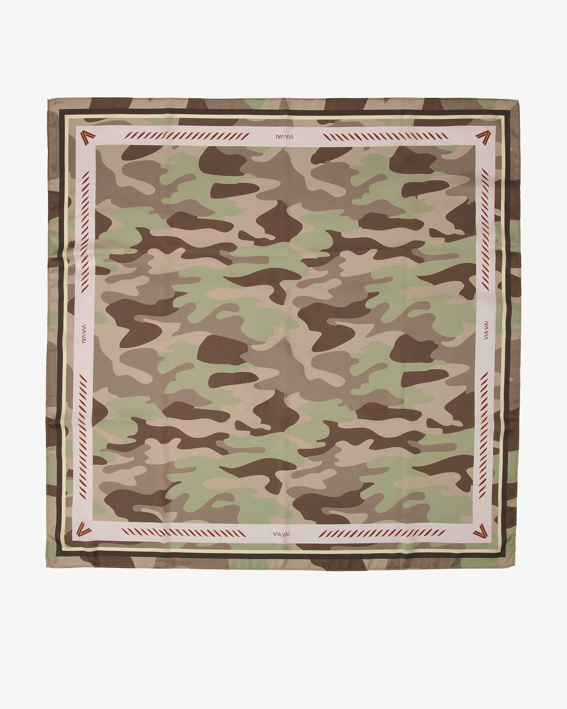 VIA VAI meerkleurige sjaal Lilo Camo