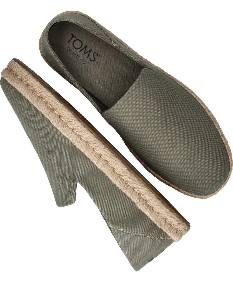 Toms Santiago Espadrilles Groen Heren