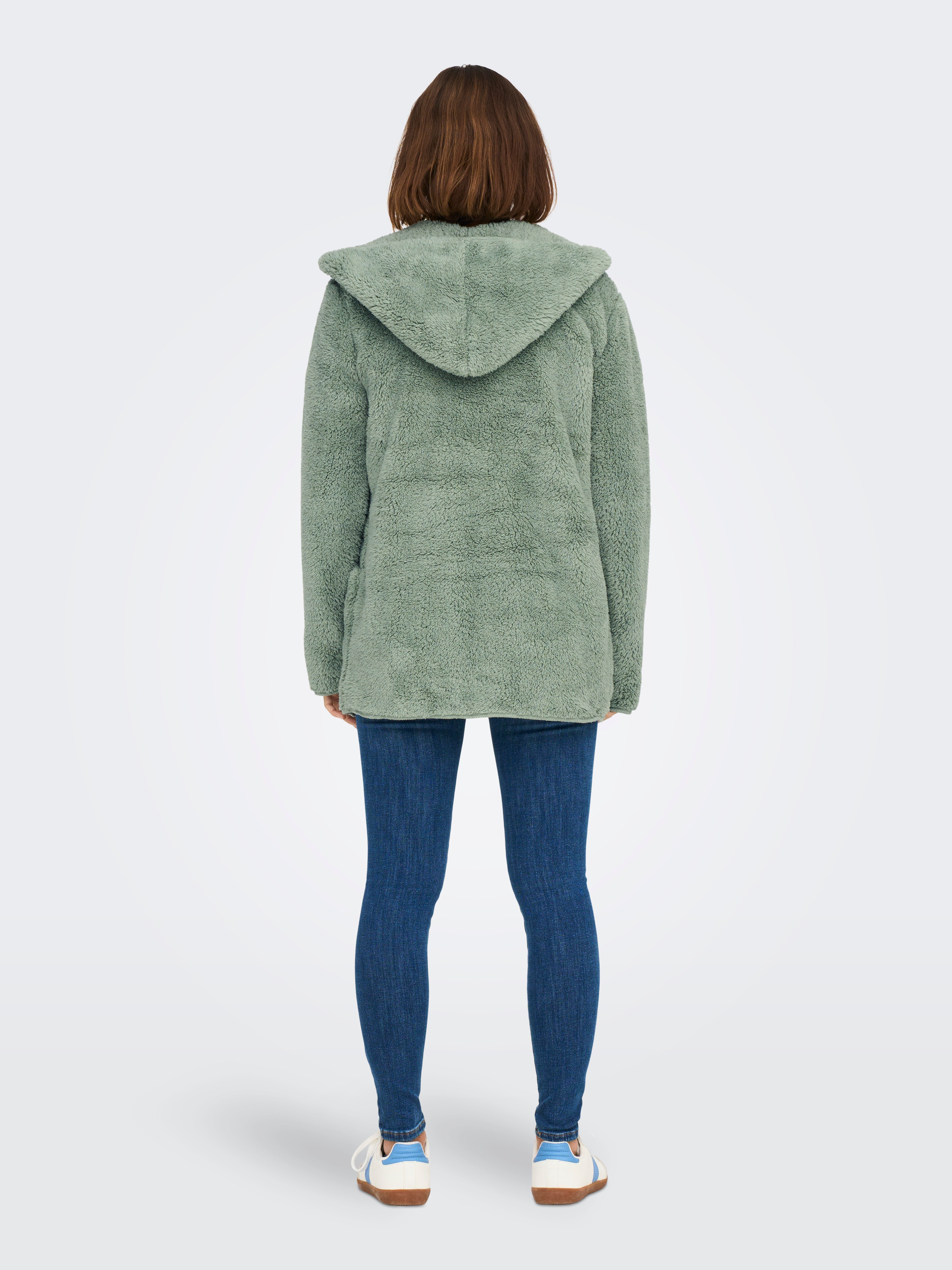 ONLCONTACT Teddyfell Jacke Lily Pad