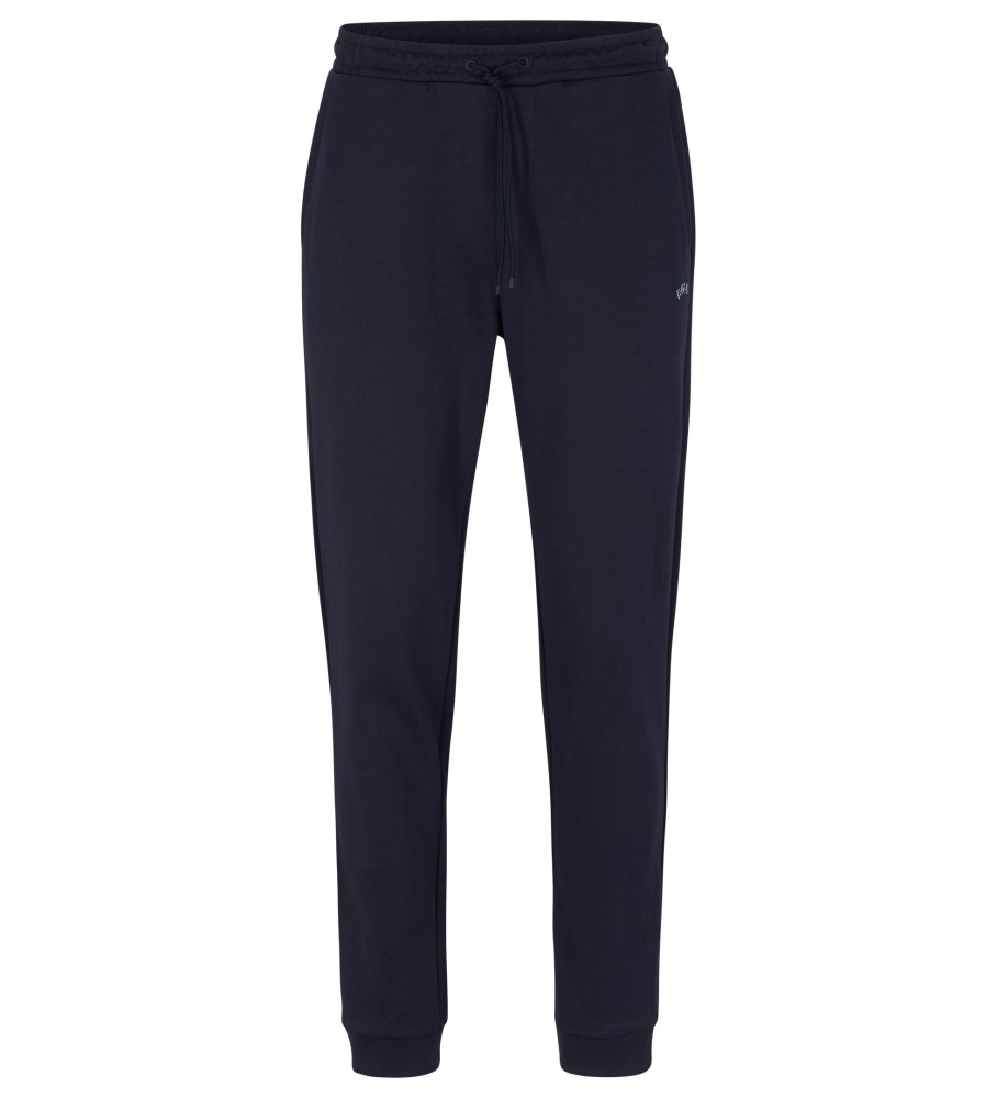 Calça BOSS Hadiko Curved, azul marinho
