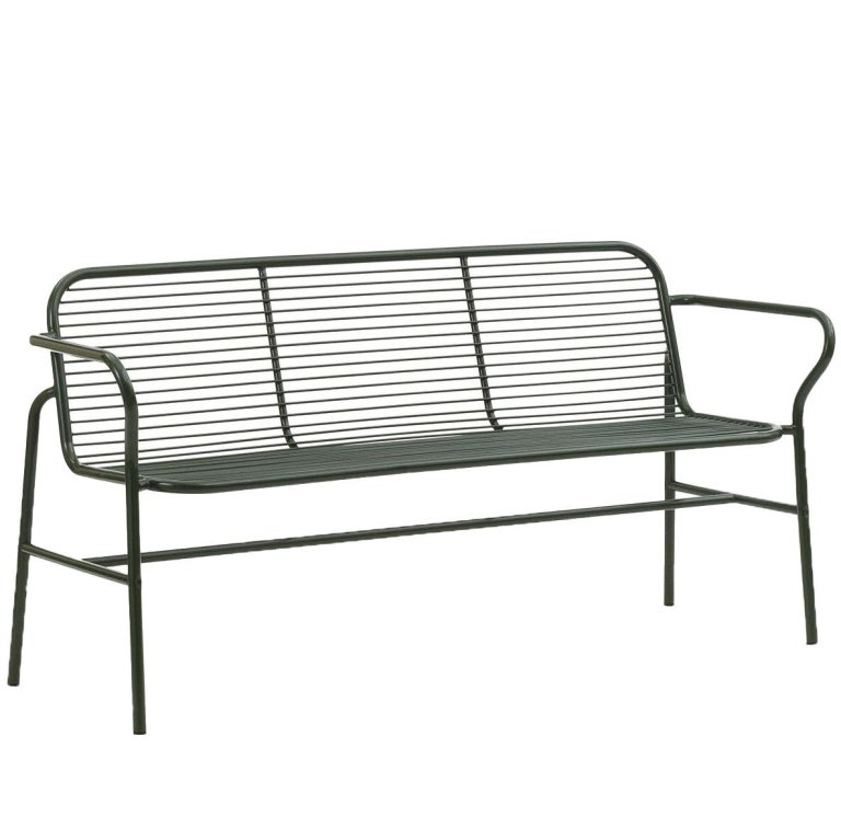 Normann Copenhagen Vig Outdoor eetbank Dark Green