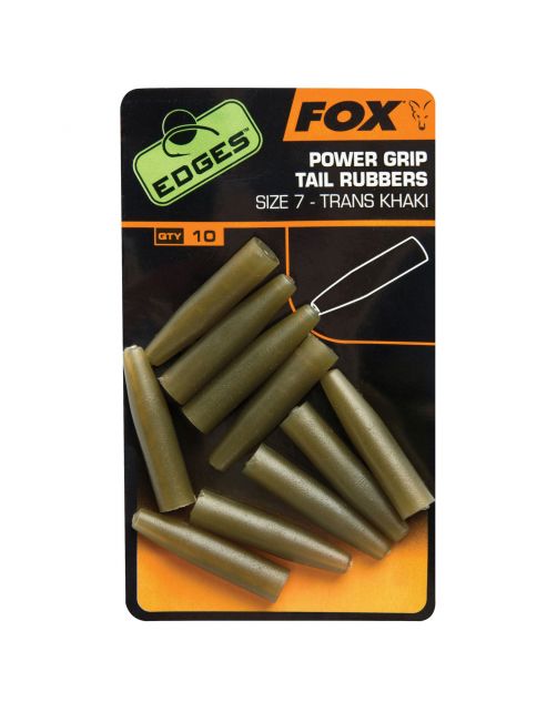 Fox Edges Surefit Tail Rubbers Size 7x 10pcs - Systeem componenten - 10 stuks Size 7