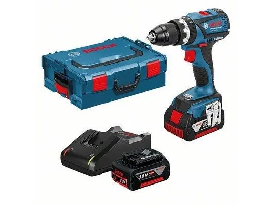 Bosch AKKUSKRUEMASKINE GSR 18V-EC 2X5AH L-BOXX