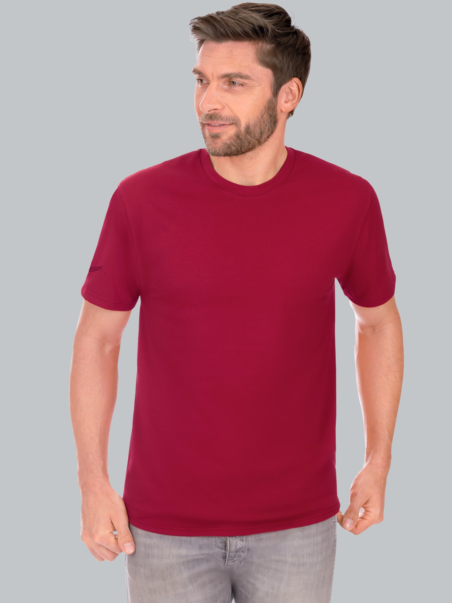 T-Shirt aus 100% Biobaumwolle Rubin-C2C