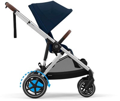 Cybex e-GAZELLE S Sportsvogn, Ocean Blue/Silver